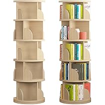 回転式本棚 5段 絵本棚 天然木 漫画 ブックシェルフラック Amazon｜本棚 (回転式本棚) 絵本棚 天然木 漫画 ブックシェルフ